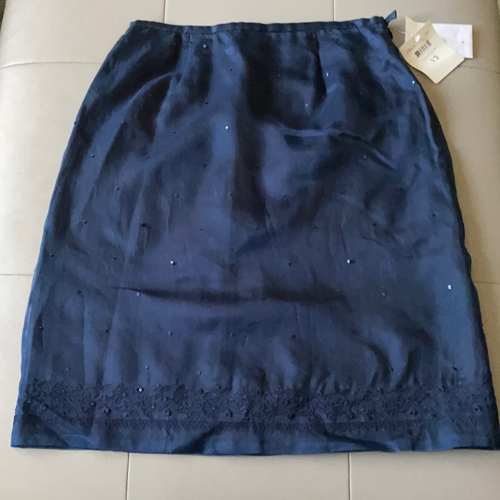 Chiffon Skirt with embellishments and Embroidery